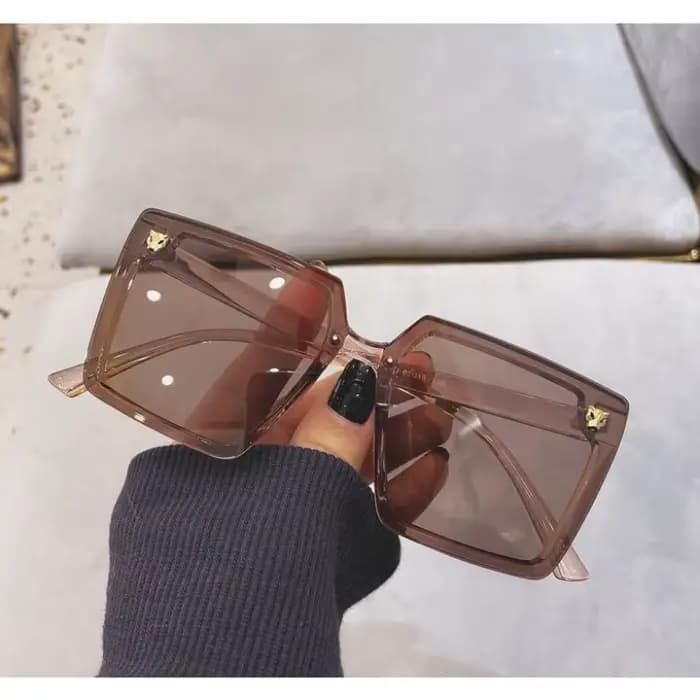 Lunettes de soleil carrées surdimensionnées pour femmes