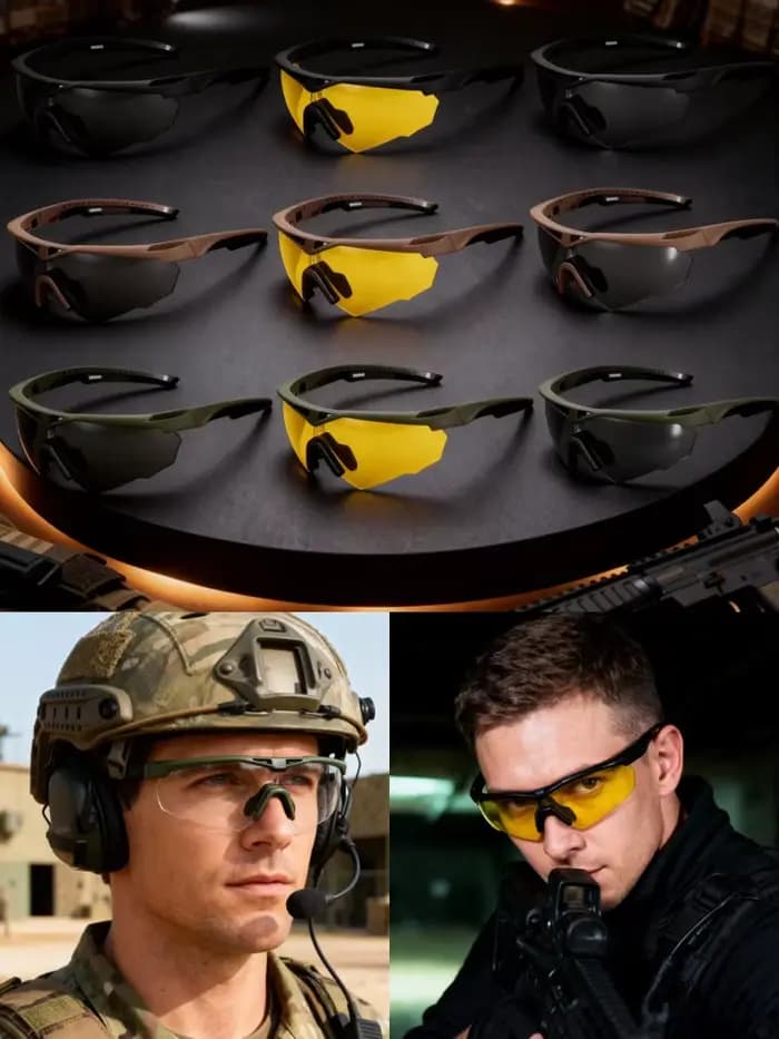 JSJM nouvelles lunettes de tir tactiques professionnelles Sports de plein air coupe-vent anti-poussière sécurité