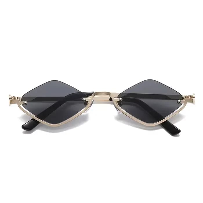 Petites lunettes à la mode en forme de diamant