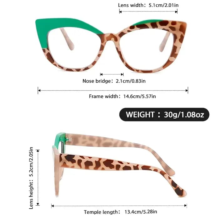 Lunettes œil de chat élégantes