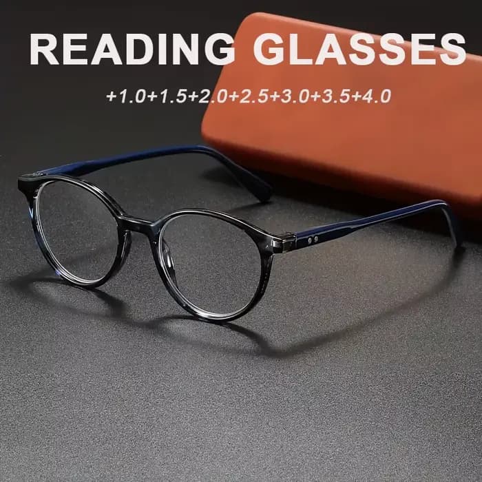 Lunettes rondes vintage de style décontracté