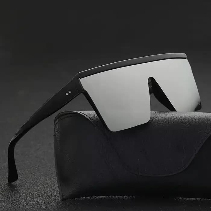 Lunettes de soleil Vintage à dessus plat pour hommes et femmes