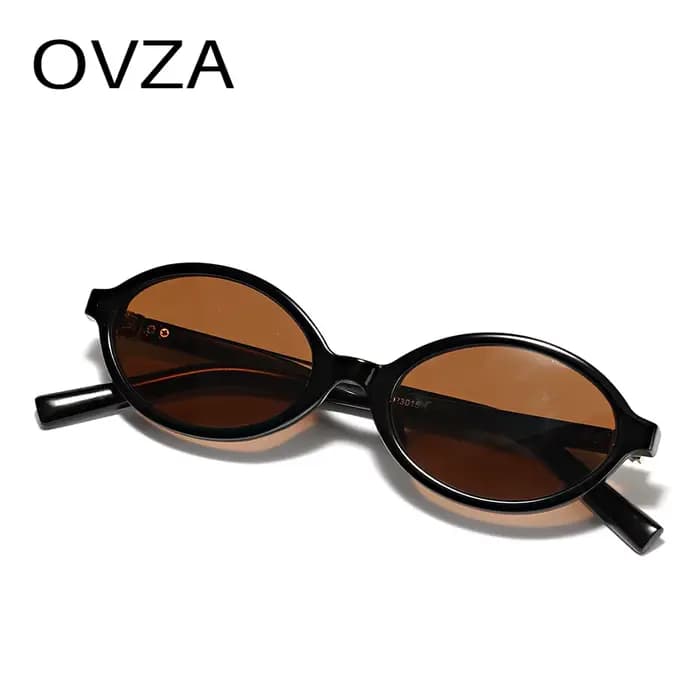 OVZA 2024 nouvelles lunettes de soleil pour hommes ovales rétro