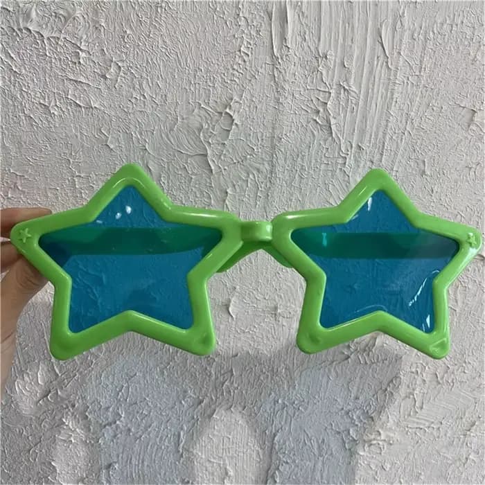 Lunettes de Soleil Rétro en Forme d'Étoile pour Adulte