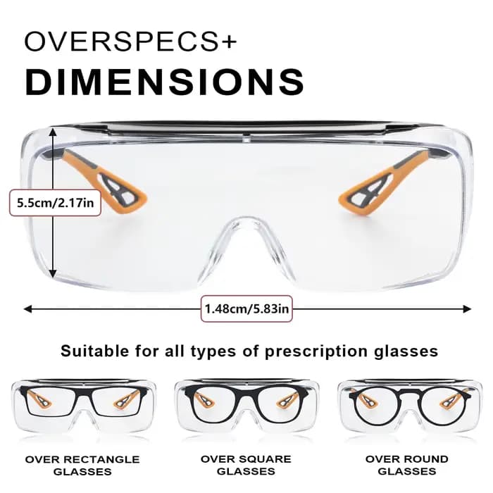 Lunettes de sécurité antibuée Anti-vent sable poussière vélo Sport voyage travail