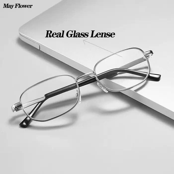 Lunettes de lecture à verres en verre pour hommes et femmes