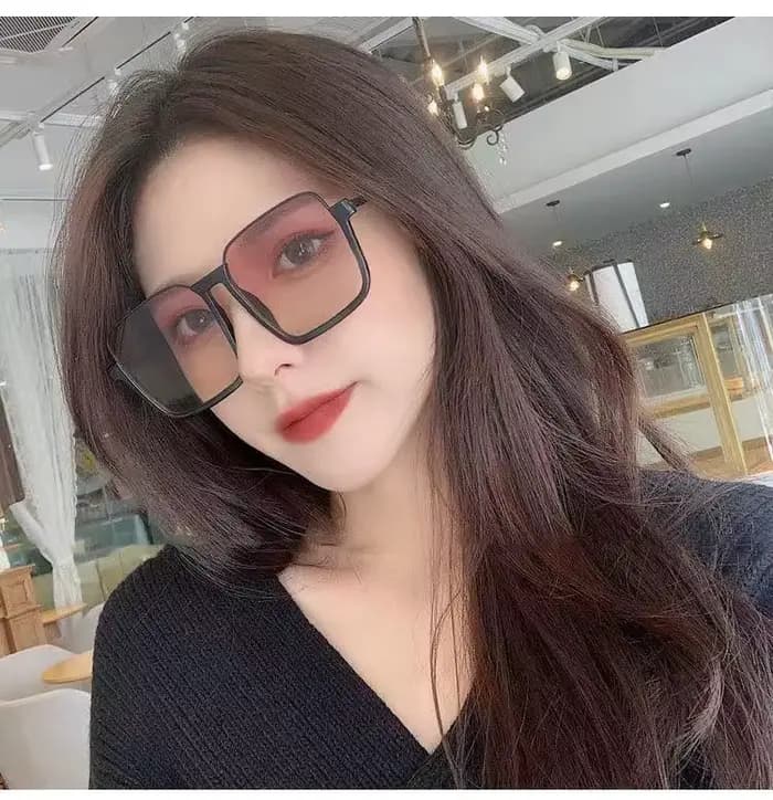 Lunettes de pêche carrées rétro