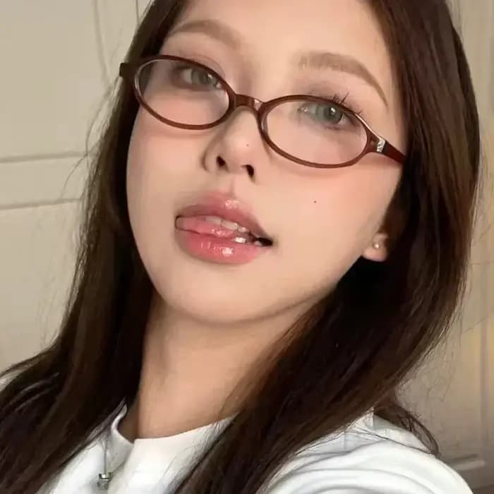 Lunettes ovales rétro Y2K pour femmes