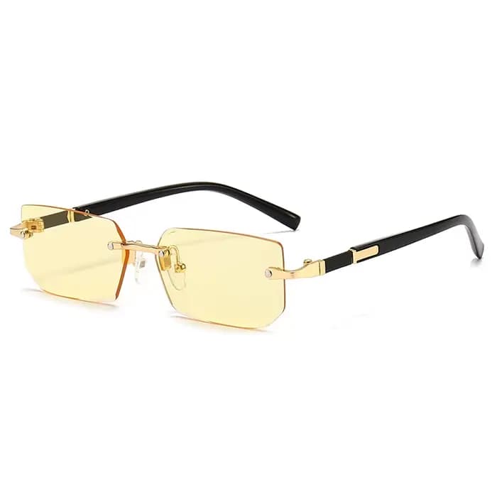 Lunettes de soleil rectangulaires sans bords