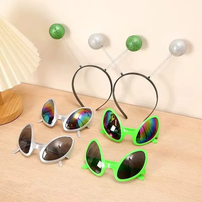 Lunettes de soleil extraterrestres drôles