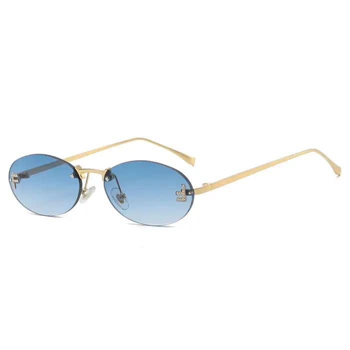Lunettes de soleil sans monture pour hommes et femmes