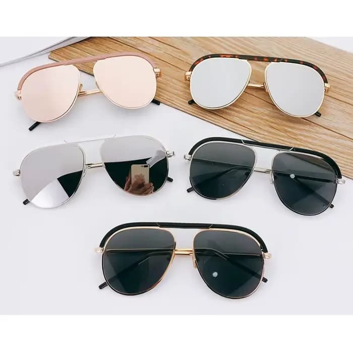 Lunettes de soleil pilote de luxe pour femmes