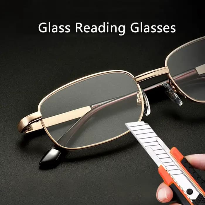 Lunettes de lecture en verre pour hommes et femmes