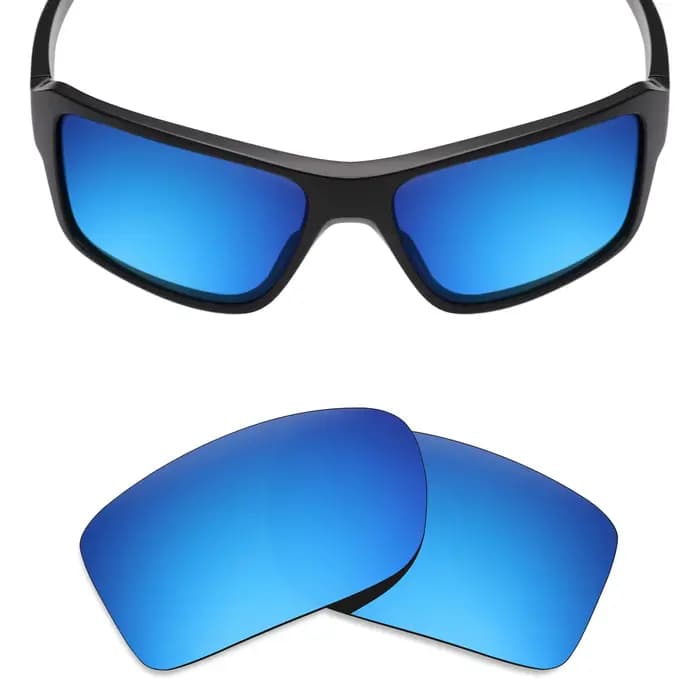 Lentilles polarisées/non polarisées de remplacement ezoptix123 pour lunettes de soleil Oakley Double Edge OO9380 - 66 mm
