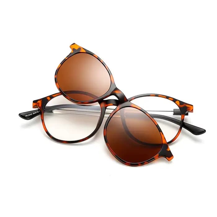 Lunettes à clip magnétique pour hommes