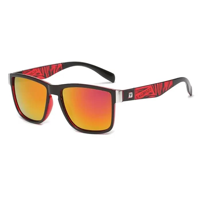 Lunettes de soleil carrées de pêche pour hommes et femmes