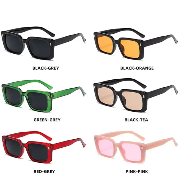 Lunettes de soleil carrées classiques pour femmes et hommes