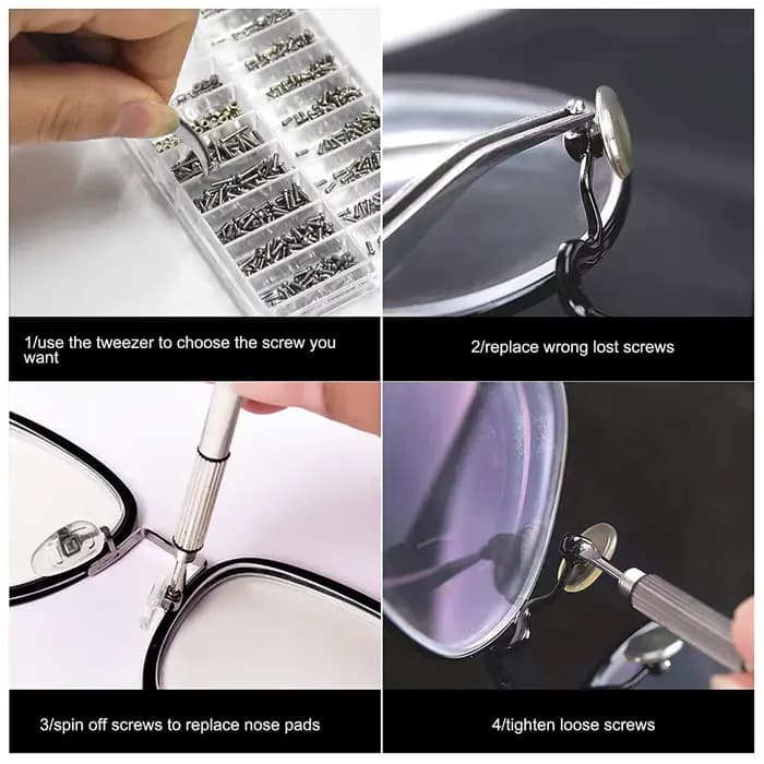 Kit d'outils de réparation de lunettes