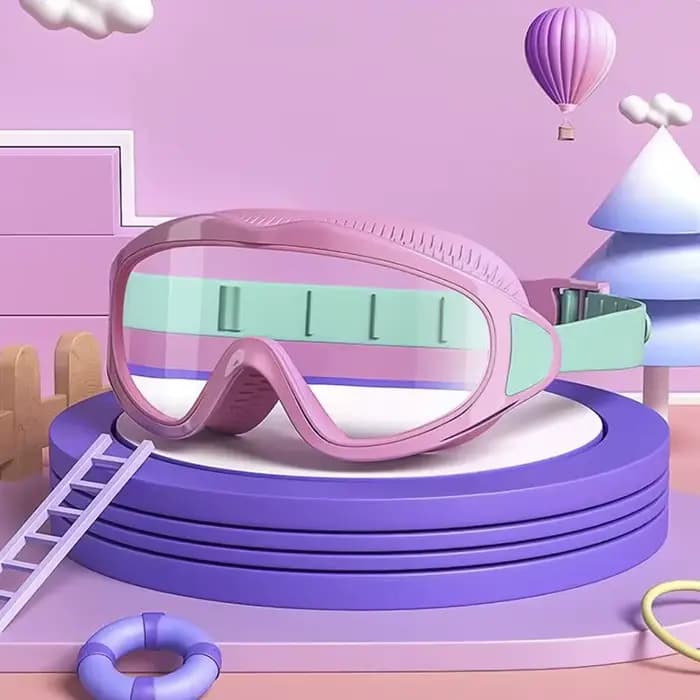 Lunettes de natation pour enfants ; antibuée et anti-ultraviolets