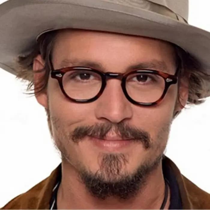 Johnny Depp lunettes hommes monture