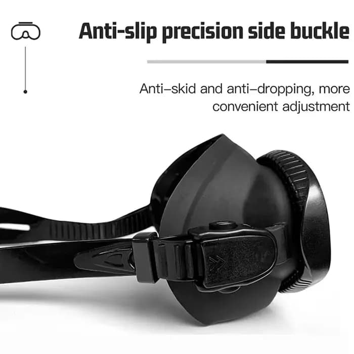 Masque de plongée libre professionnel à faible volume avec lentille M, verre trempé et support de caméra
