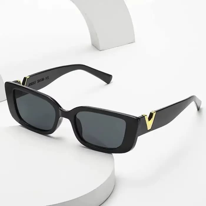 Lunettes de soleil rectangulaires rétro