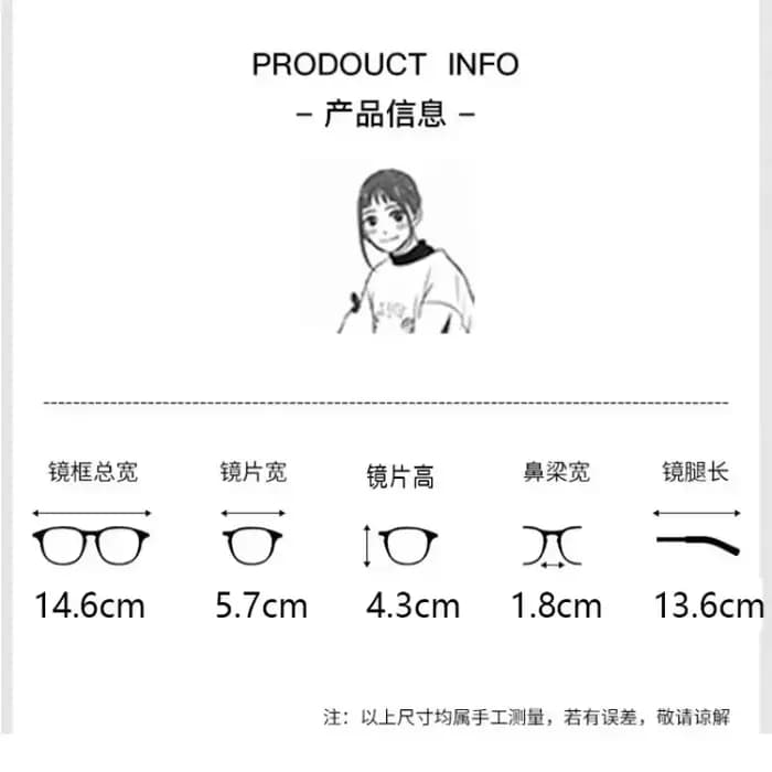 Lunettes de myopie transparentes œil de chat pour femmes