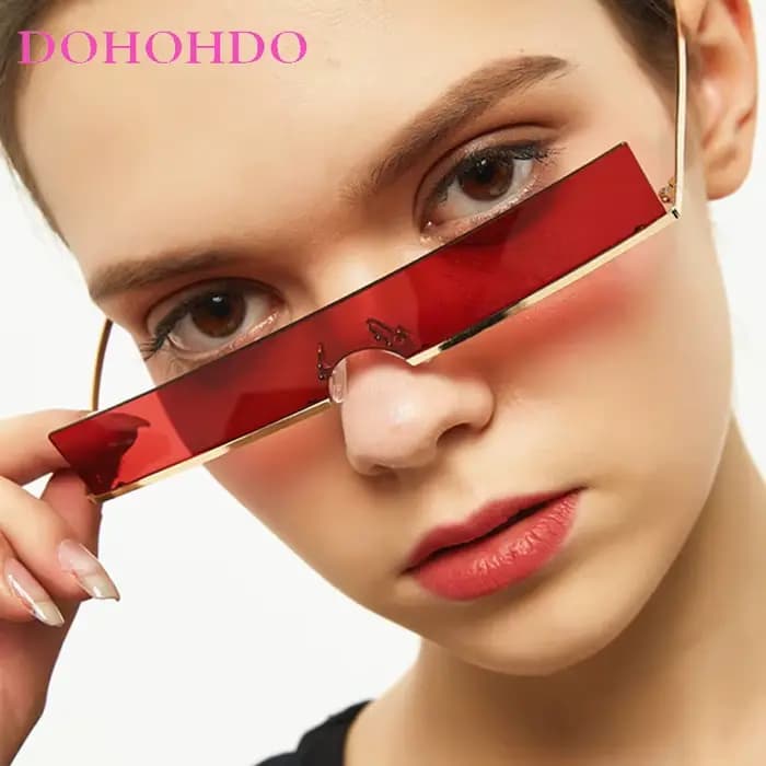 Lunettes de soleil sans monture pour femmes 2025