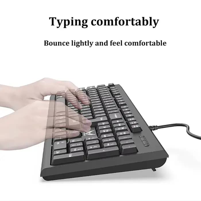 104 touches USB clavier filaire conception ergonomique clavier de jeu clavier Standard clavier d'ordinateur portable pour ordinateurs portables de bureau ordinateurs de bureau