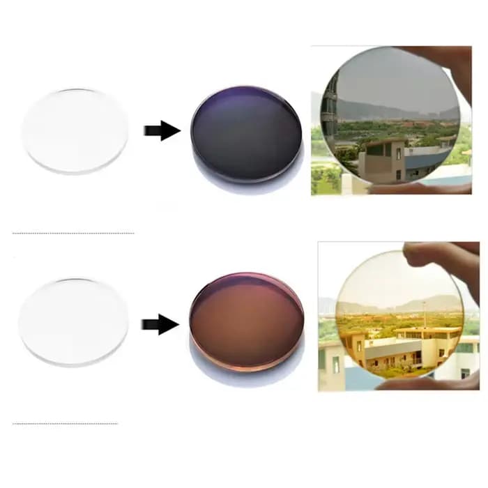 Lentilles photochromiques sur Prescription
