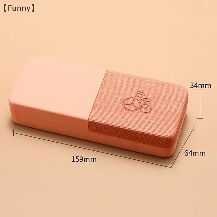 Étui à lunettes Portable à motif de vélo
