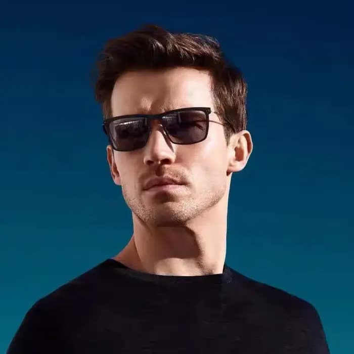 Lunettes de soleil carrées pour femmes et hommes