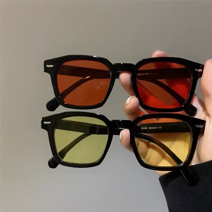Lunettes de soleil vintage ultralégères unisexes