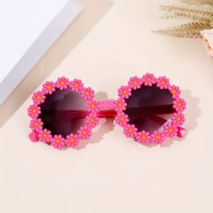 6 pièces de lunettes unisexes mignonnes en forme de cœur rond