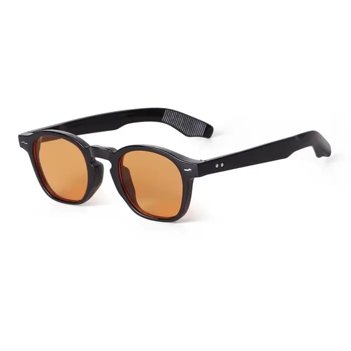 Chimretro-Lunettes de soleil carrées vintage pour hommes et femmes