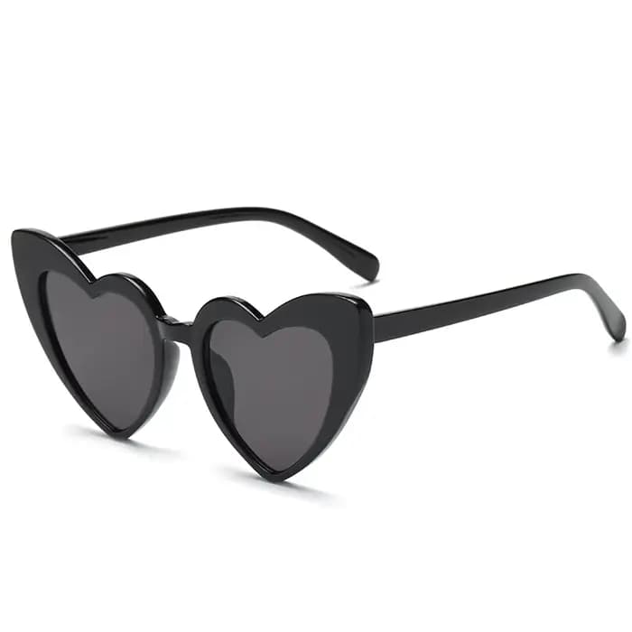 Lunettes de soleil en forme de cœur pour femmes et hommes