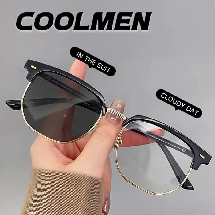 COOLMEN – lunettes de soleil photochromiques classiques pour hommes et femmes