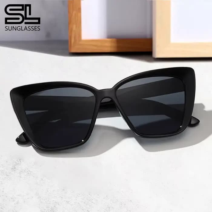 Lunettes de soleil œil de chat plein cadre pour hommes et femmes