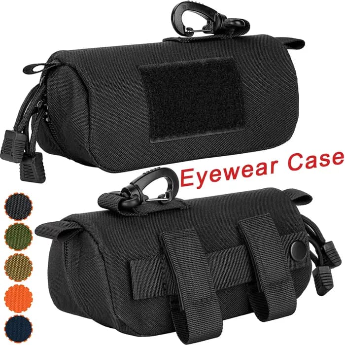 Étui tactique MOLLE pour lunettes de soleil