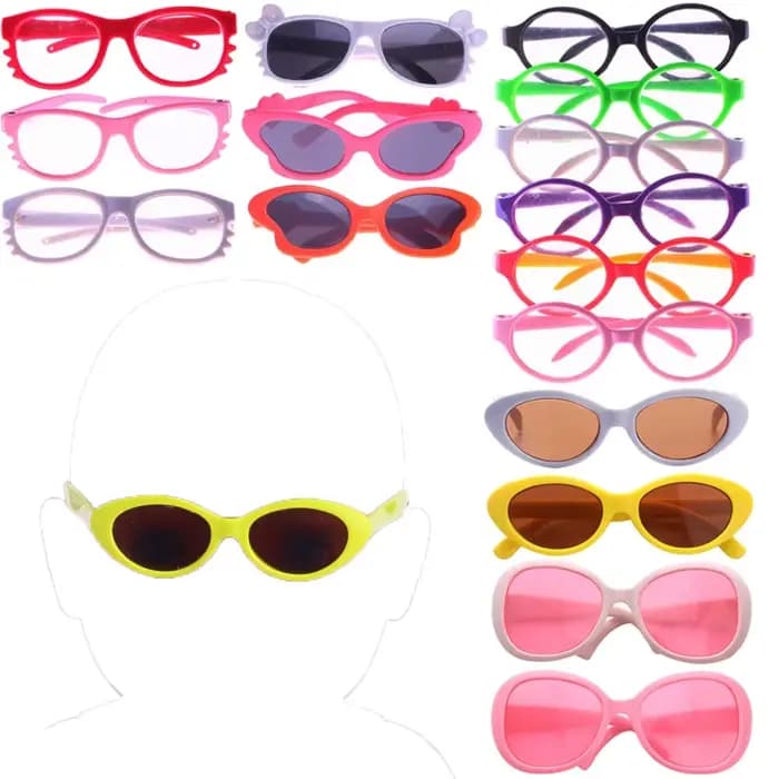 Lunettes colorées pour poupée Pop, pour poupée américaine de 18 pouces et poupée bébé de 43 cm, accessoires vestimentaires, jouet pour fille Our Generation