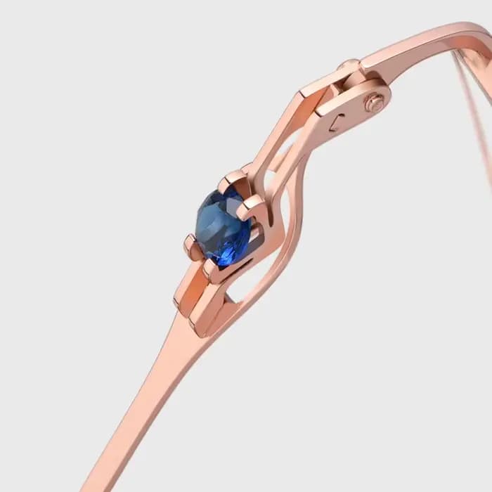 Lunettes demi-monture en alliage ultra léger pour femmes