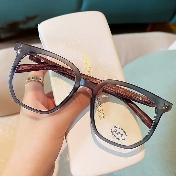 Lunettes de lecture templées en bois pour hommes et femmes
