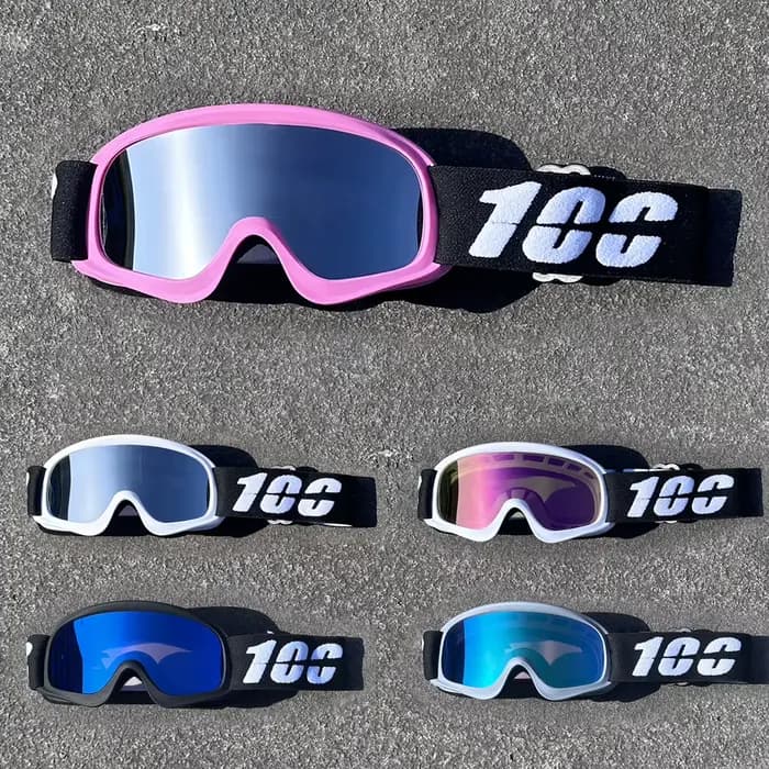 Lunettes de moto pour enfants et lunettes de casque de motocross, adaptées au ski, au cyclisme, verres HD coupe-vent, lunettes UV400
