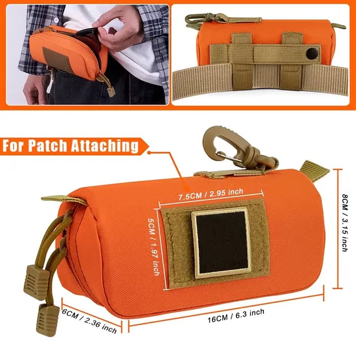 Étui tactique MOLLE pour lunettes de soleil
