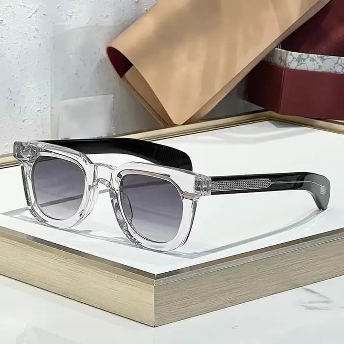 JMM VENDOME-EPOXY Lunettes de soleil en acétate Marque de créateur Circulaire de haute qualité Uv400 fait à la main au
