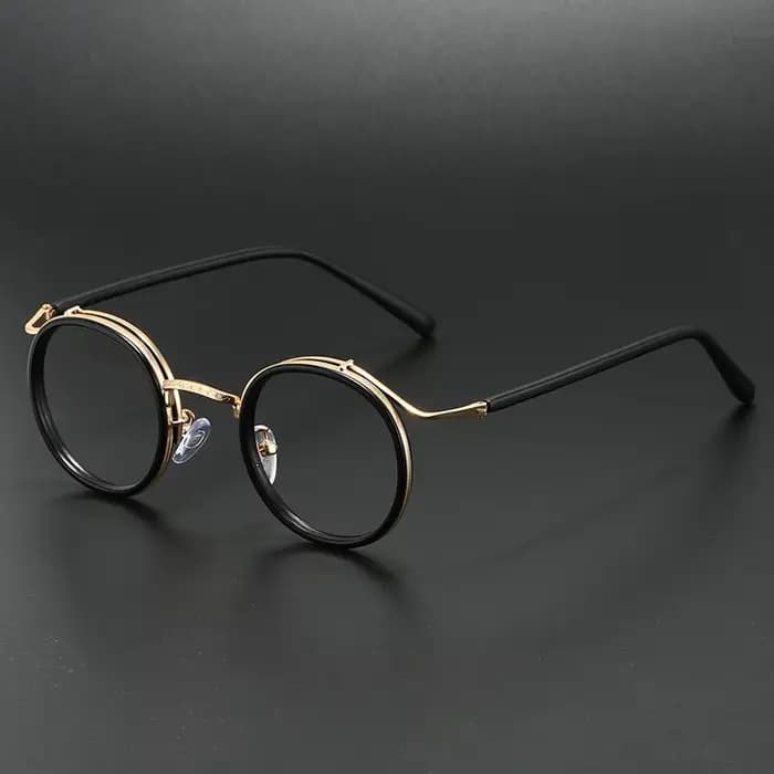 Monture de lunettes de luxe de marque rétro