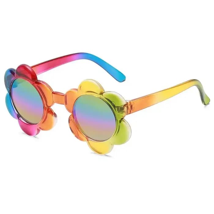 Lunettes de soleil à fleurs pour enfants
