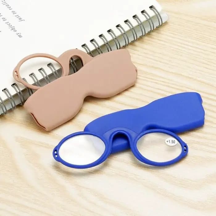 Mini lunettes de lecture avec étui, pince antarctique, unisexe, + 1.5 ~ + 3.0
