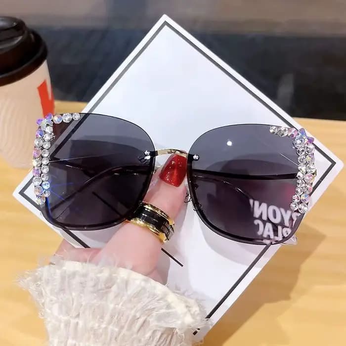 Nouvelles lunettes de mode en diamant pour dames