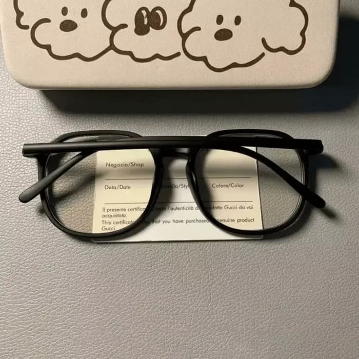 Monture de lunettes surdimensionnée unisexe